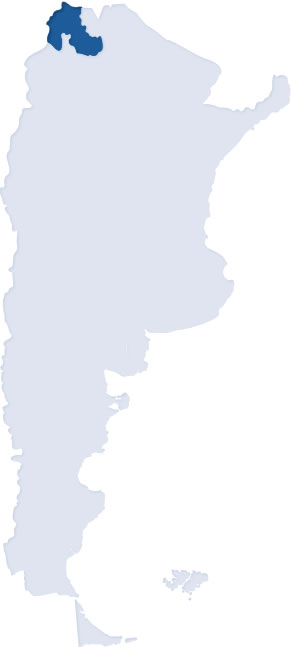 Ubicación de Jujuy - Pesca Argentina