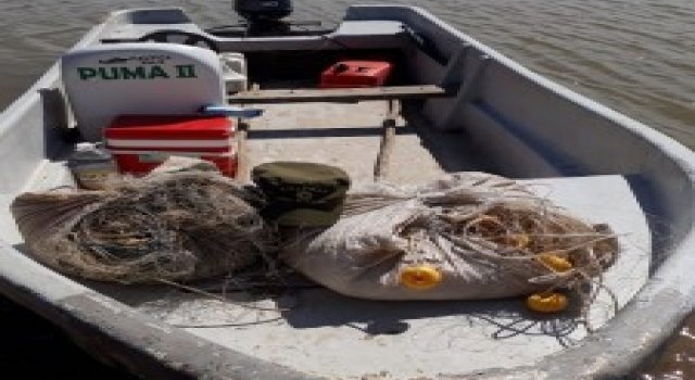 Los Pumas decomisaron pescado, mallas y patos