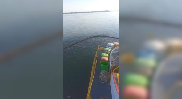 Cientos de litros de combustible se derraman en el río Paraná