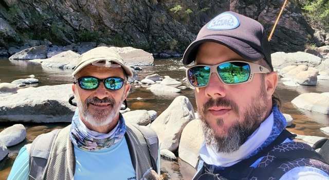 Pesca de truchas en Sierras de Córdoba