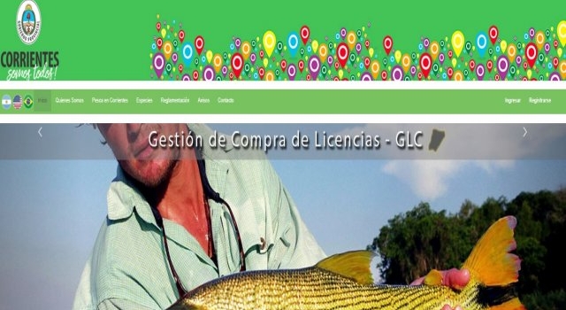 Desde enero regirá la plataforma digital de gestión para la compra de licencias de pesca