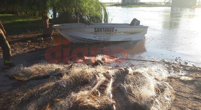 Realizan controles de pesca ilegal en la zona de Paso de los Oscares