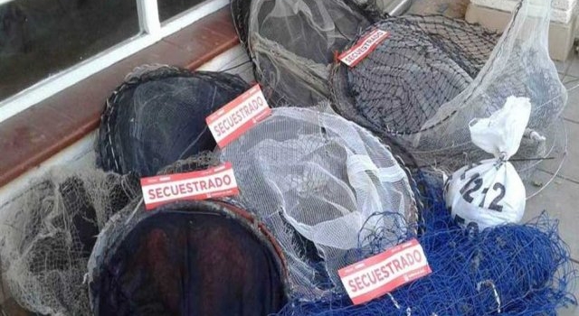 Secuestraron redes destinadas a la pesca furtiva