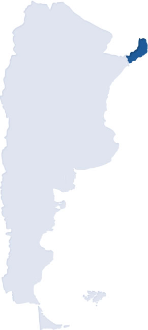 Ubicacion de Misiones - Pesca Argentina