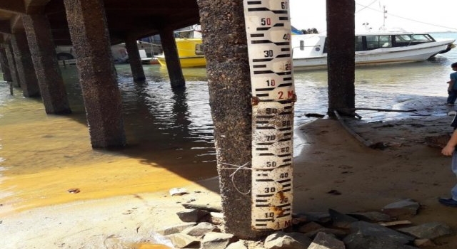 Nueva y pronunciada bajante del río Paraná en Ituzaingó