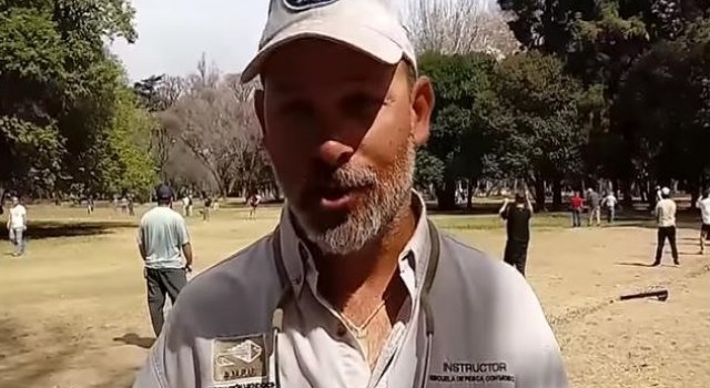 Pesca en el pasto: así se practica en el Parque San Martín