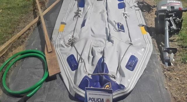 Detenidos con 1.500 metros de redes, antes de "vaciar" una laguna en el sur cordobés