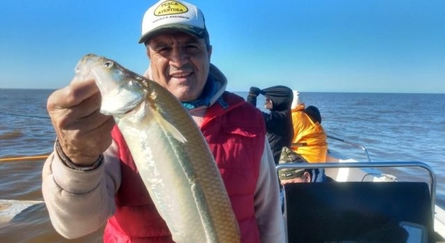 Menos pejerreyes, pero ya están los matungos de fin de temporada en el Río de la Plata