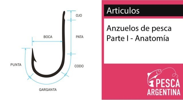Nuevo artículo: Anzuelos de pesca - Anatomía